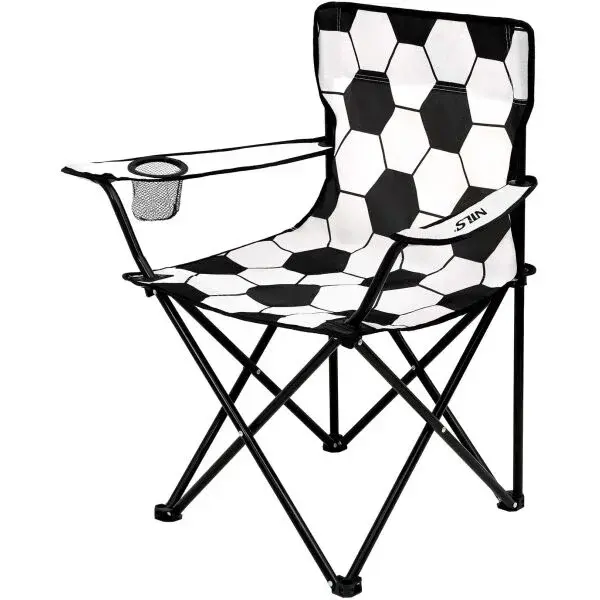 NILS CAMP NC3303 Skládací židle, černá, velikost