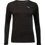 Puma ESSENTIALS LONG SLEEVE TEE Dámské triko, černá, velikost