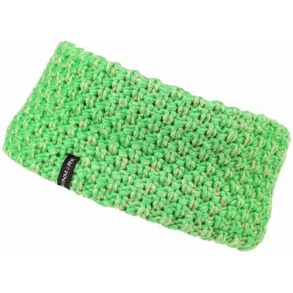 Finmark  WINTER HEADBAND Zimní čelenka, zelená, velikost UNI