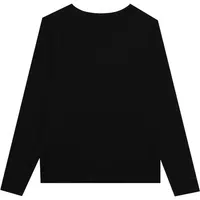 4F LONGSLEEVE Dámske tričko s dlhými rukávmi, čierna, veľkosť