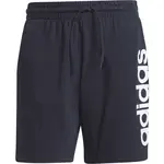 adidas AEROREADY ESSENTIALS SINGLE JERSEY LINEAR LOGO Pánské šortky, tmavě modrá, velikost