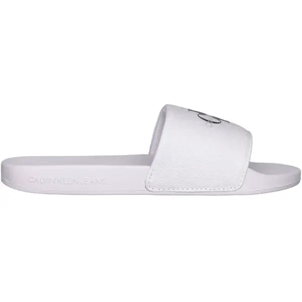 Calvin Klein SLIDE MONOGRAM WN Dámské pantofle, bílá, velikost