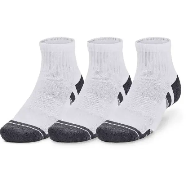 Under Armour PERFORMANCE COTTON 3PK QTR Dětské ponožky, bílá, velikost L