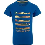 ALPINE PRO IKEFO Dětské triko, modrá, velikost 116-122