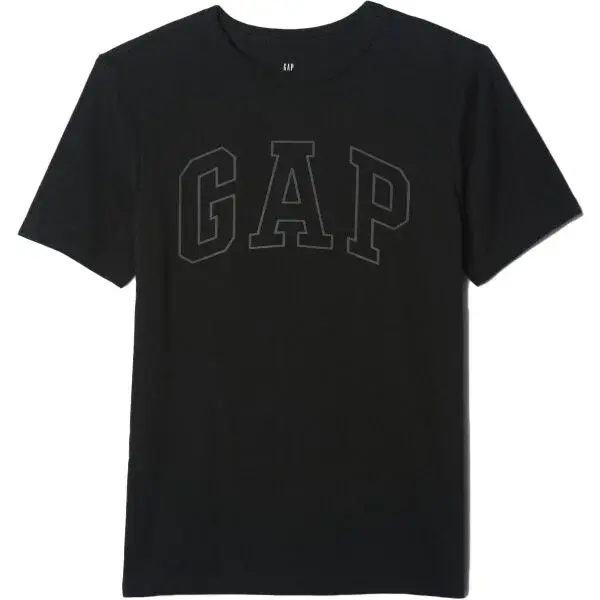 GAP V-BAS LOGO Chlapecké tričko, černá, velikost