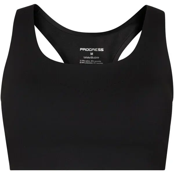 PROGRESS ZORA BRA Dámská sportovní podprsenka, černá, velikost