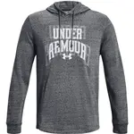 Under Armour RIVAL TERRY GRAPHIC Pánská mikina, tmavě šedá, velikost S