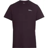 Jack Wolfskin ESSENTIAL T M Pánské triko, vínová, velikost