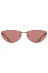 CALVIN KLEIN WOMEN'S SUNGLASSES PINK