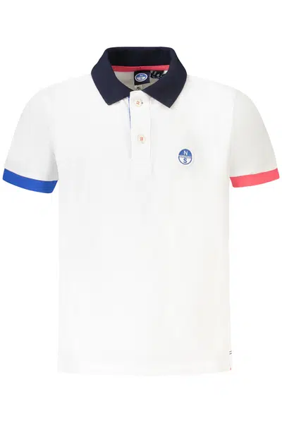 NORTH SAILS POLO SHORT SLEEVES CHILDREN WHITE