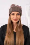 Kesi Dámska čiapka Iris K348 cappuccino