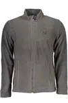 GIAN MARCO VENTURI MEN'S BLUE ZIP-UP SWEATSHIRT