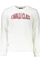 CAVALLI CLASS SWEATSHIRT WITHOUT ZIP MAN WHITE