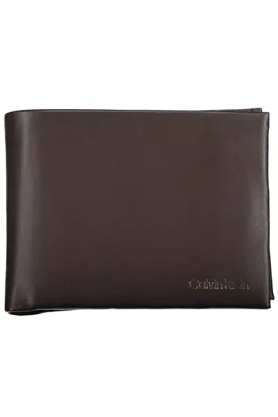 CALVIN KLEIN MEN'S WALLET BROWN