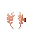 Leaves Rose Gold Earrings