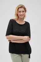 Marisse Women's T-Shirt L-Ts-4611 Black