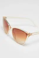 Marisse Beige Cat-Eye Sunglasses
