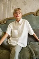 Marisse Oversized White Shirt