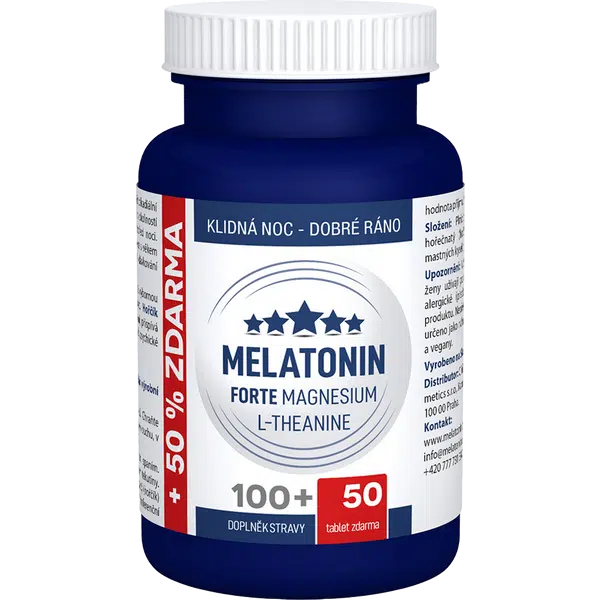CLINICAL Melatonin Forte Magnesium L-Theanine 100+50 tablet