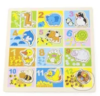 BABU dřevěná hračka - Čísla a zvířata - hra z kategorie Vzdělávací hry