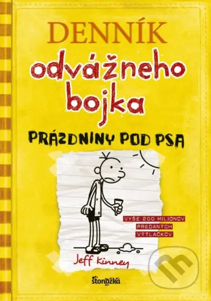 Denník odvážneho bojka 4 (Prázdniny pod psa) - Jeff Kinney - kniha z kategorie Pro děti
