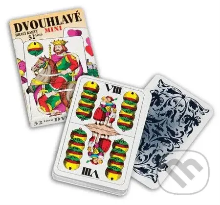Dvojhlavé hracie karty mini - hra z kategorie Karty, hlavolamy
