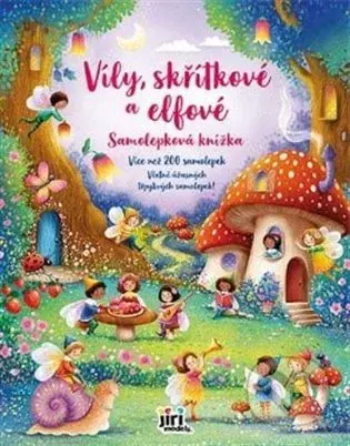 Samolepková knížka - Víly, skřítkové a elfové - kniha z kategorie Samolepky