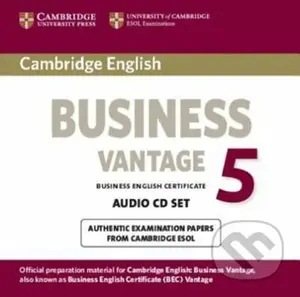 Cambridge BEC 5 Vantage: Audio CD - audiokniha z kategorie Jazykové učebnice a slovníky