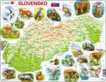Slovensko (všeobecnozemepisné) K73 - puzzle z kategorie Naučné puzzle