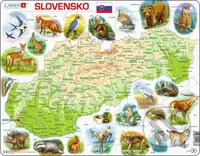Slovensko (všeobecnozemepisné) K73 - puzzle z kategorie Naučné puzzle