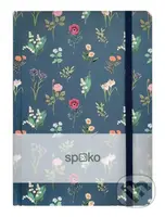 Spoko zápisník Flowers květiny A5, linkovaný