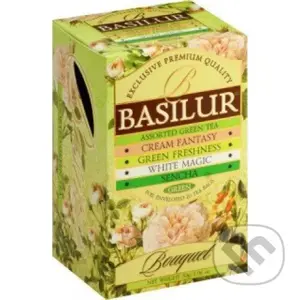 BASILUR Assorted Green Bouque (Pravý ceylónsky porciovaný čaj)