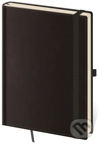 Zápisník Double Black - tečkovaný L