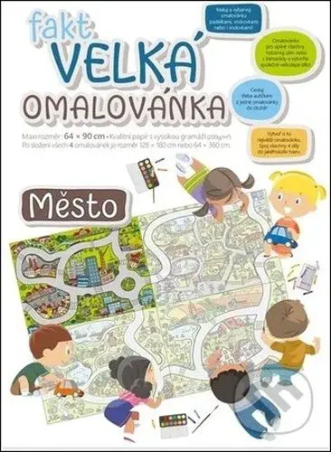 Fakt velká omalovánka: Město - kniha z kategorie Omalovánky