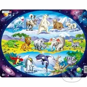 Puzzle: Zvieratká vo svete - puzzle z kategorie Maxi dílky
