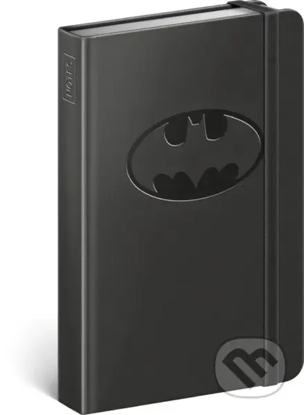 Notes Batman – Logo (linkovaný s gumičkou na uzavření)