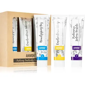 Anwen Proteins . Emollients . Humectants vlasový kondicionér výhodné balení 3 x 100 ml Low porosity