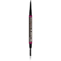 NYX Professional Makeup Blade & Shade tužka na obočí s kartáčkem odstín Ash Brown 0.06 g