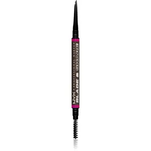NYX Professional Makeup Blade & Shade tužka na obočí s kartáčkem odstín Ash Brown 0.06 g