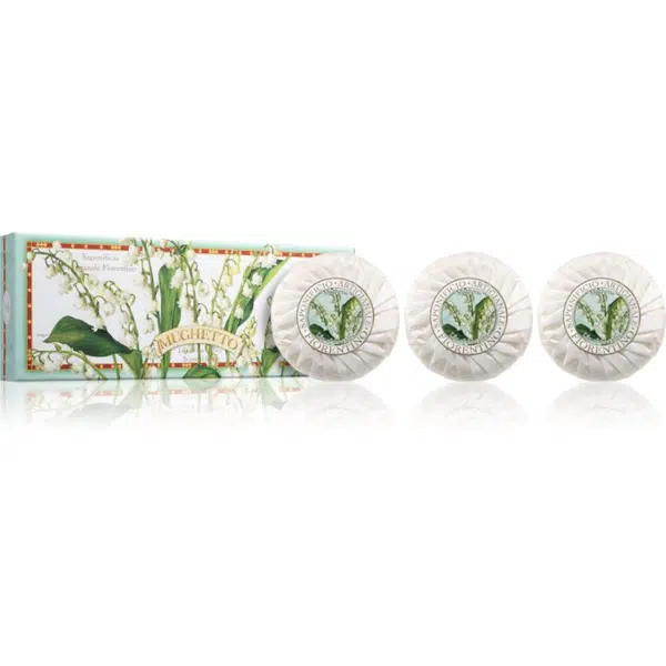 Saponificio Artigianale Fiorentino Lily Of The Valley Set sada tuhých mýdel