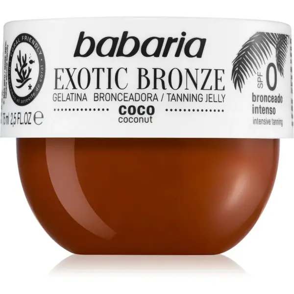 Babaria Tanning Jelly Exotic Bronze tělový gel pro intenzivní opálení 75 ml
