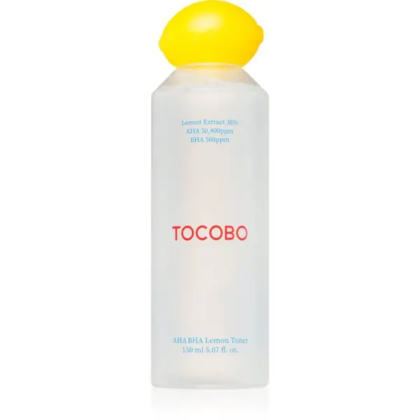 TOCOBO AHA BHA Lemon Toner rozjasňující tonikum pro sjednocení barevného tónu pleti 150 ml