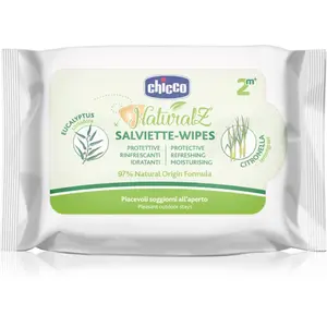 Chicco NaturalZ Protective & Refreshing Wipes ubrousky proti komárům 2 m+ 20 ks