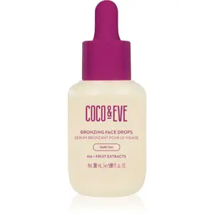 Coco & Eve Sunny Honey Bronzing Face Drops samoopalovací kapky na obličej Dark Tan (new) 30 ml
