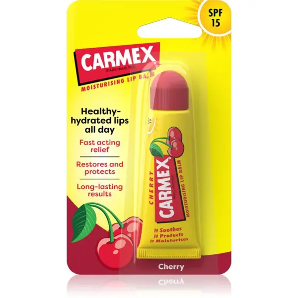 Carmex Cherry balzám na rty v tubě SPF 15 10 g