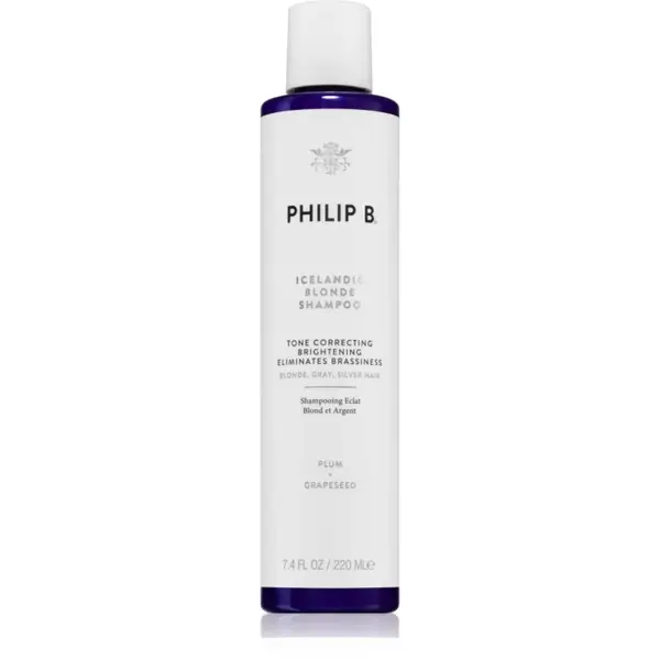 Philip B. Icelandic Blonde šampon pro blond a šedivé vlasy 220 ml