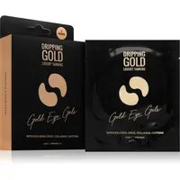 Dripping Gold Luxury Tanning Eye Gels zpevňující gelové polštářky pod oči s hydratačním účinkem 5 ks