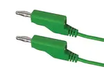 Kabel propojovací 0,35mm2/ 1m s banánky zelený HADEX N532