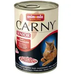 Animonda Cat Carny Senior, hovězí a krůtí srdce 200 g (83711)