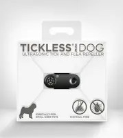 TickLess Mini Dog ultrazvukový odpudzovač kliešťov a bĺch Black